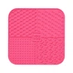 Коврик для слизи WAUDOG Silicone для кошек и собак, 19х19х1 см, розовый - изображение 2