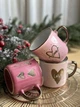 Чашка керамическая Kaktus розовая с золотым сердцем 350 мл - изображение 2