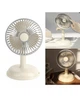 Вентилятор Simple desktop fan KD197 настільний портативний з роботою від USB Блідо-жовтий (кремовий) - зображення 2