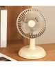 Вентилятор Simple desktop fan KD197 настільний портативний з роботою від USB Блідо-жовтий (кремовий) - зображення 6