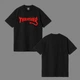 Футболка унісекс Thrasher з червоним написом розмір M чорного кольору - зображення 2