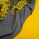 Ткань трикотаж для одежды Рубчик 260 гр/м2, трикотажная ткань серый меланж - изображение 3