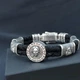 Браслет с серебряными вставками Meridian 925 "Спаси и сохрани" пробы 4144 - изображение 1