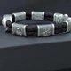 Браслет с серебряными вставками Meridian 925 "Спаси и сохрани" пробы 4144 - изображение 4