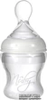 Силиконовая бутылочка Nuby "Natural Touch" с силиконовой ложечкой 150 мл (67275) - изображение 1