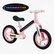 Велобег Corso Shine, нейлоновая рама со светом, надувные колеса 12". Pink (153736) 4817773 - изображение 2