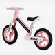 Велобег Corso Shine, нейлоновая рама со светом, надувные колеса 12". Pink (153736) 4817773 - изображение 4