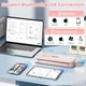 Портативный термо-принтер Phomemo M834 A4, без чернил, Bluetooth и USB-подключения, поддерживает термобумага A4 (210x297 мм), 80 мм, для смартфона и ПК, 300 точек на дюйм. Розовый - изображение 2