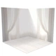 Виниловый угловой фотофон 140x140см, Frontlit 450 г/м2 №58317 - изображение 1