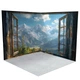 Виниловый угловой фотофон 120x120см, Frontlit 450 г/м2 №58379 - изображение 2