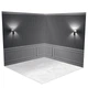 Виниловый угловой фотофон 120x120см, Frontlit 450 г/м2 №58358 - изображение 1