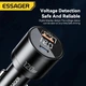 Швидкий автомобільний зарядний пристрій Essager 120W USB+TypeC з цифровим дисплеєм для ноутбуків, планшетів, смартфонів Apple iPhone, iPad, MacBook, Huawei Honor, Xiaomi, Samsung, OPPO (757088337077) - зображення 12