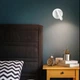 Біле приліжкове бра LED (920-V40L35A WH) - зображення 7