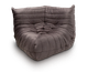 Кутовий модульний диван Fluffy Bag Mia California 470 х 280 з підвищеною спинкою Темно-сірий - зображення 4