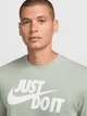 Футболка хлопковая мужская Nike M Nsw Tee Just Do It Swoosh AR5006-370 XL Зеленая (197597688701) - изображение 3