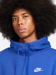 Толстовка на молнии мужская Nike M Nsw Club Hoodie Fz Bb BV2645-480 2XL Синяя (196974915775) - изображение 5
