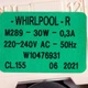 Помпа (насос) для пральної машини Whirlpool 481010584942 ROHS (в зборі) 30 Вт B25-6A (контакти спарені спереду) - зображення 2