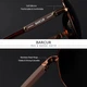 Солнцезащитные очки Aviator Barcur Brown - изображение 3