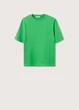Футболка с подплечниками Mango 27005791 XS Зеленая - изображение 5