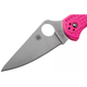 Складной нож Spyderco Delica 4 Flat Ground S30V pink C11FPPNS30V - изображение 3