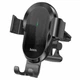 Автодержатель с Беспроводной Зарядкой Hoco CA105 TurboCharge 15W Black - изображение 1
