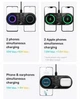 Беспроводное зарядное устройство Baseus Digital LED Display 2in1 Wireless Charger 20W Universal version WXSX010101 Black - изображение 11