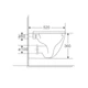 Унитаз подвесной Mixxus Premium Ellipse-0303-R 520x365x360mm система смыва Rimless (MP6463) - изображение 3