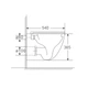 Унитаз подвесной Mixxus Premium Ellipse-0304-R 540x360x360mm система смыва Rimless (MP6466) - изображение 3