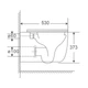 Унитаз подвесной Mixxus Premium Diverse-0101-T1 530x365x373mm система смыва Tornado 1.0 (MP6477) - изображение 3