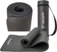Коврик для йоги и фитнеса TECOFIT NBR 183x61x1 см Черный (TOP20106462/2) + чехол-сумка в подарок + чехол-сумка в подарок - изображение 3