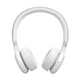 Бездротові навушники накладні JBL Live 670 NC White (JBLLIVE670NCWHT), що складаються, адаптивне шумозаглушення, Bluetooth 5.3, 65 годин автономно. 850 мАг, роботи, 4 мікрофони, Type C, швидка зарядка, білі - зображення 2