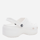 Chodaki damskie na platformie Crocs Classic Platform Clog W 206750-100 36,5 Białe (191448678453) - obraz 4