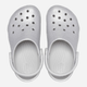 Дитячі крокси для дівчинки Crocs Classic Glitter Clog K 206993-0IC 33-34 Серебристі (196265551606) - зображення 4