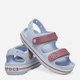 Дитячі сандалії для дівчинки Crocs Crocband Cruiser Sandal T Kids 209424-5AH 27-28 Бузкові (196265604630) - зображення 3