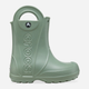 Дитячі гумові чоботи для хлопчика Crocs Handle Rain Boot Kids 12803-308 34-35 Салатові (196265744572) - зображення 1