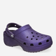 Chodaki damskie na platformie Crocs Classic Platform Glitter Clog W 207241-5AS 41-42 Fioletowe (196265748136) - obraz 2