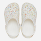 Дитячі крокси для дівчинки Crocs Classic Paint Splatter Clog Kids 210349-94S 30-31 Білі (196265775569) - зображення 4