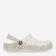 Дитячі крокси для дівчинки Crocs Classic Paint Splatter Clog Kids 210349-94S 34-35 Білі (196265775590) - зображення 1