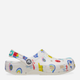 Chodaki dziecięce dla dziewczynki Crocs Classic Doodle Print Clog K 210356-94S 33-34 Białe (196265775859) - obraz 1