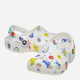 Дитячі крокси для дівчинки Crocs Classic Doodle Print Clog T 210357-94S 27-28 Білі (196265775903) - зображення 4