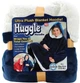 Плед Толстовка с Капюшоном и Рукавами Huggle Hoodie 3-в-1 (Синий) Плед с Рукавами Двухсторонний Теплый Худый Халат Домашний 80*100 см one size - изображение 1