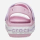 Дитячі сандалії для дівчинки Crocs Crocband Cruiser Sandal T Kids 209424-84I 23-24 (C7) Рожеві (0196265604746) - зображення 4