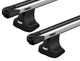 Багажник на гладкую крышу Thule Slidebar для Smart ForFour (mkI)(W454) 2004-2006 (TH 891-754-1347) - изображение 1