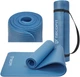 Коврик для йоги и фитнеса TECOFIT NBR 183x61x1 см Blue + чехол-сумка в подарок (TOP20106462/1) - изображение 3