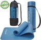 Коврик для йоги и фитнеса TECOFIT NBR 183x61x1 см Blue + чехол-сумка в подарок (TOP20106462/1) - изображение 1