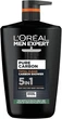 Чоловічий гель L'oréal Men Expert PURE CARBON Shower Gel 5 в 1 XXXL 1L - изображение 1