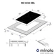 Комбінована варильна поверхня Minola MI 3038 KBL (індукційна) + Weilor GM 304 WH - зображення 10