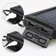 Акумулятор зовнішній Solar Charger Power Bank 20000 mAh з ліхтариком і сонячною панеллю Чорний - зображення 4