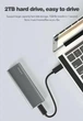 Зовнішня кишеня для M2 SSD Blueendless 2809SN NVMe / Sata Type-C USB 3.1 - зображення 5