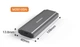 Внешний карман для M2 SSD Blueendless 2810SN NVMe / Sata Type-C USB 3.1 - изображение 3